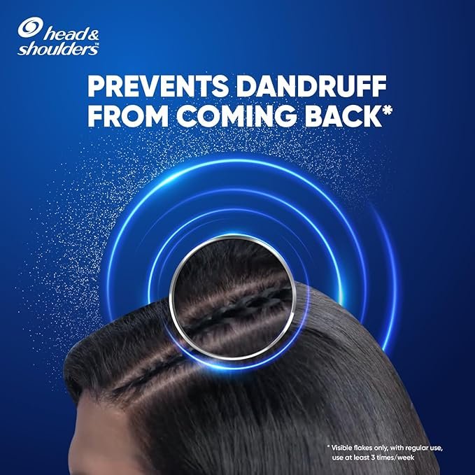 Head & Shoulders Cool Menthol Anti Dandruff Shampoo, 1L - Image 3