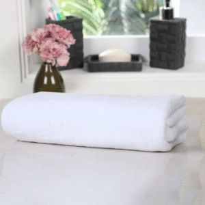 100% Cotton Hotel & Spas Large Premium White Bath Towel