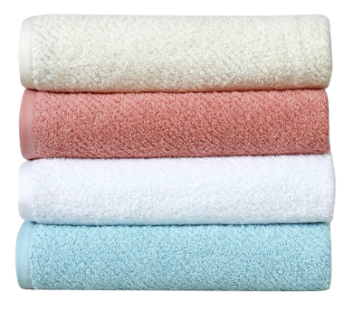 500 GSM 100% Cotton Highly Absorbent Super Luxury Large Bath Towel Set (70x140_cm.) (Aqua Blue, White, Pink, Cream)