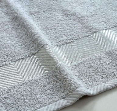 100% Cotton 6 Pieces face Towel Set 500 GSM (33x33_cm.) (Grey,Teal ,Silver) (2+2+2=6 pcs) - Image 3