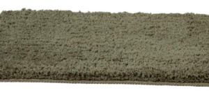 Solid Modern Bath Mat (Dark Green, Cotton, 80x50x1 cm) 1 Piece