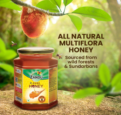 Zandu Pure Honey || 100% Pure || No Added Sugar & Adulteration, 1KG - Image 3
