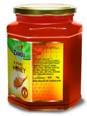 Zandu Pure Honey || 100% Pure || No Added Sugar & Adulteration, 1KG - Image 2