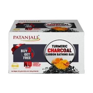 Patanjali Turmeric Charcoal Bathing Bar